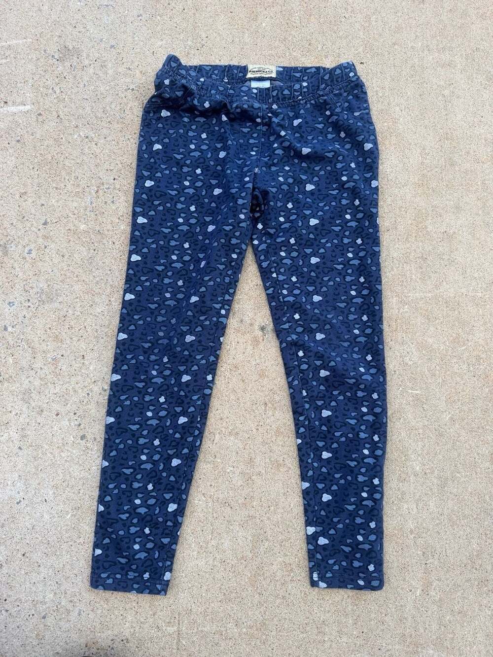 Roebuck & Co. Heritage Supply Co Leopard Print Denim Leggings Jeggings